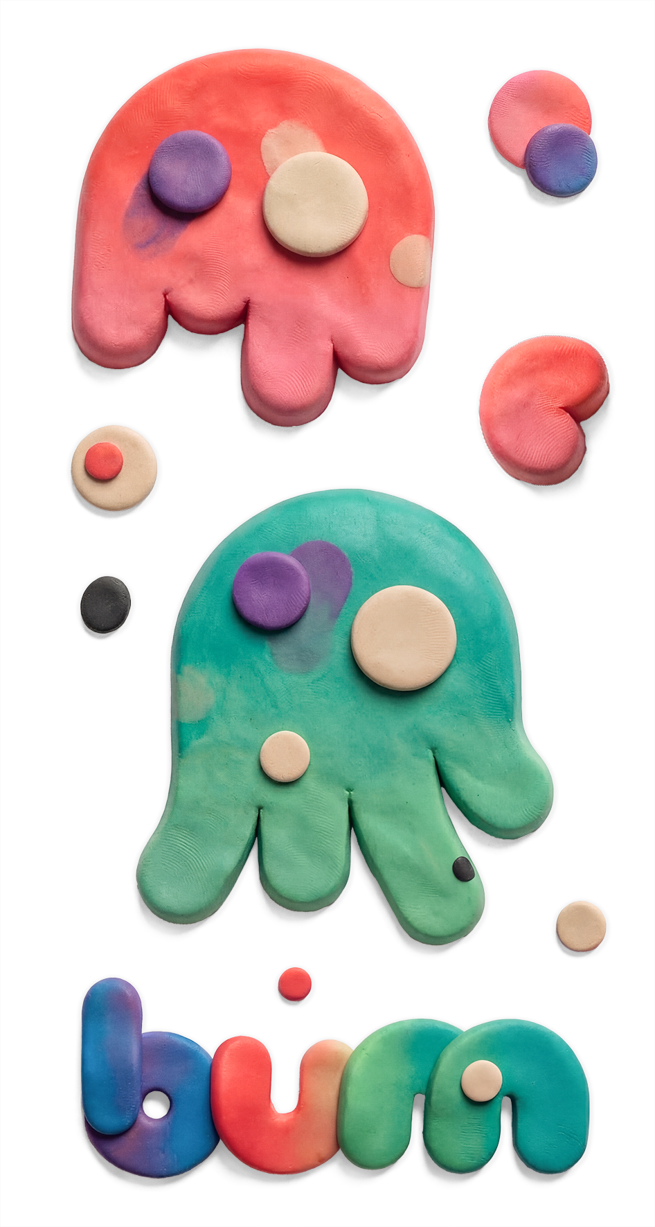 EXTRA BLADES - COLOR CLAY - BUMBiNOS - Mudguards for Kids