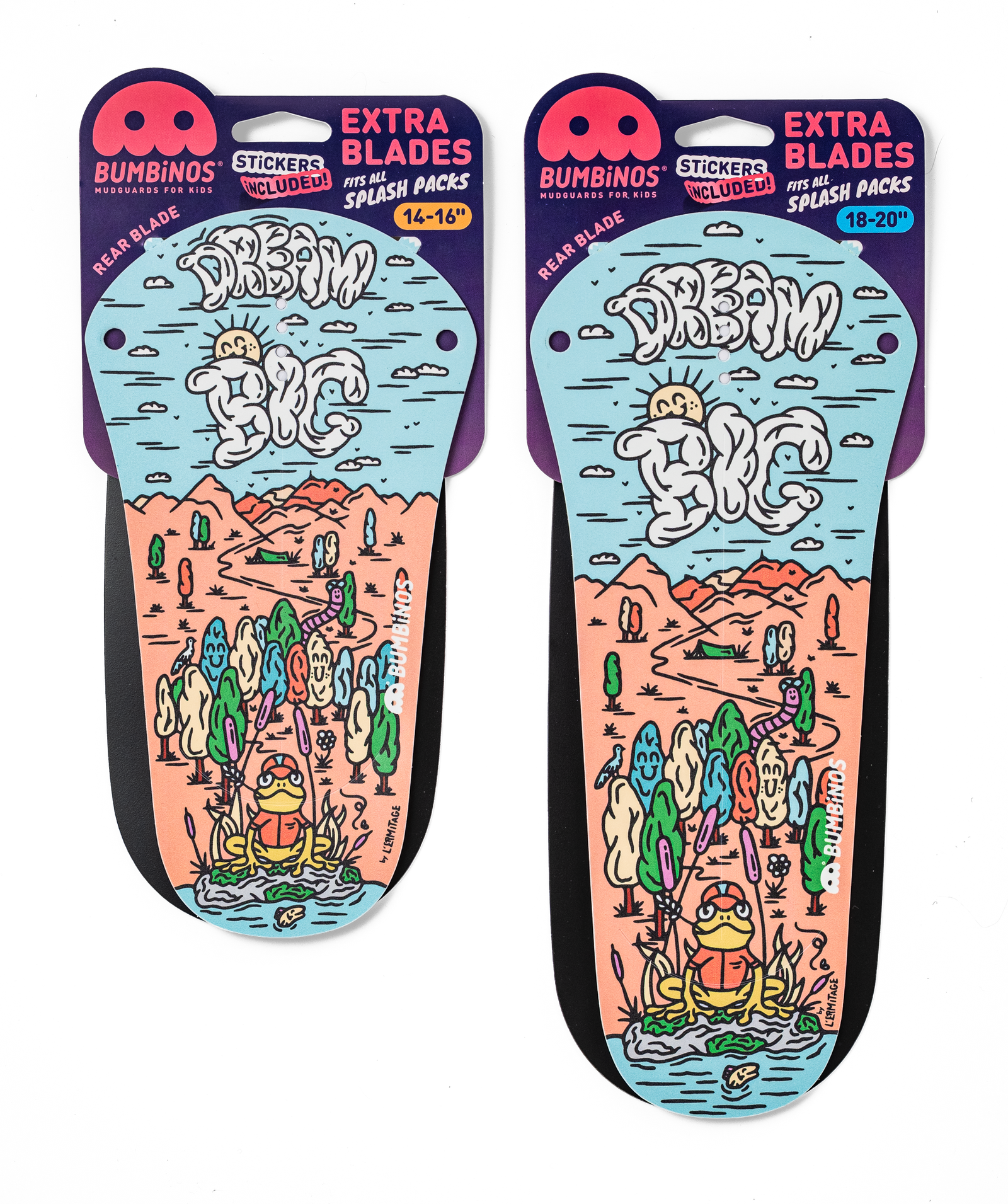 EXTRA BLADES - DREAM BIG - BUMBiNOS - Mudguards for Kids