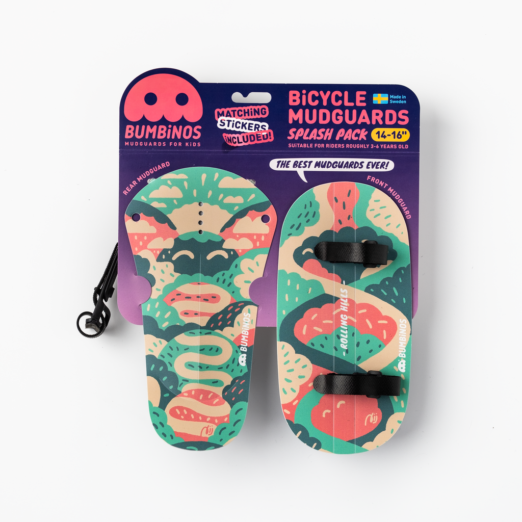 ROLLING HILLS Splash Pack | Fender Set for Kids Bikes - BUMBiNOS - Mudguards for Kids
