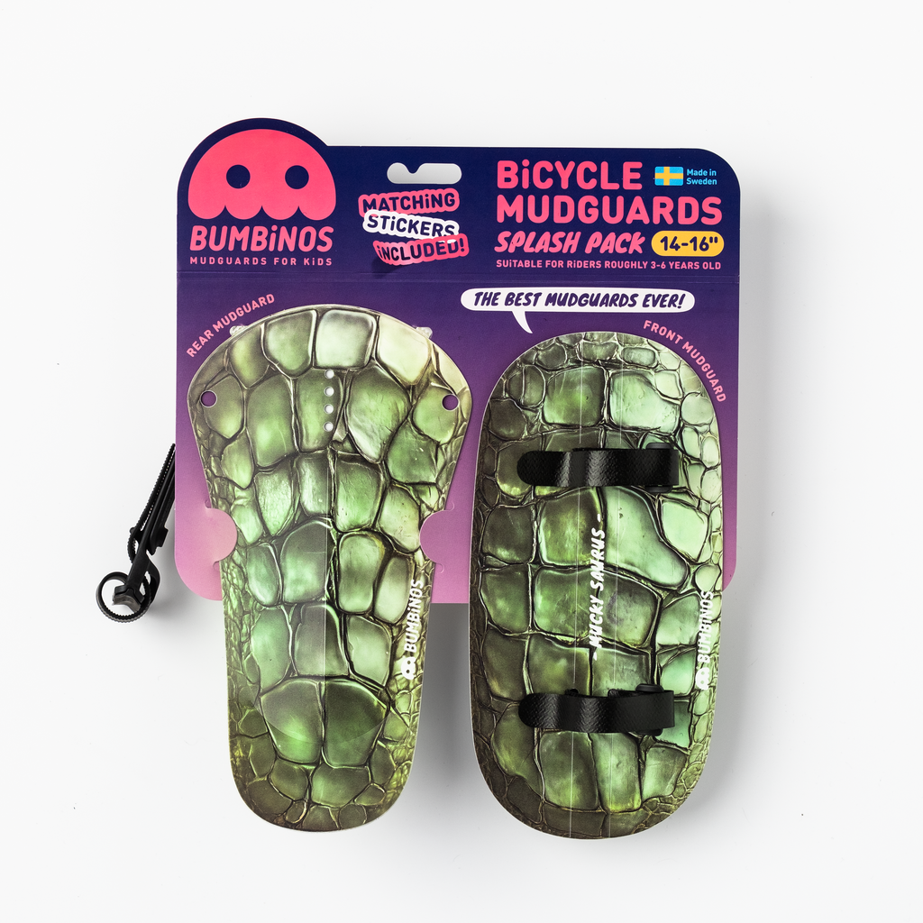 MUCKY SAURUS Splash Pack | Fenders for Kids Bikes - BUMBiNOS - Mudguards for Kids