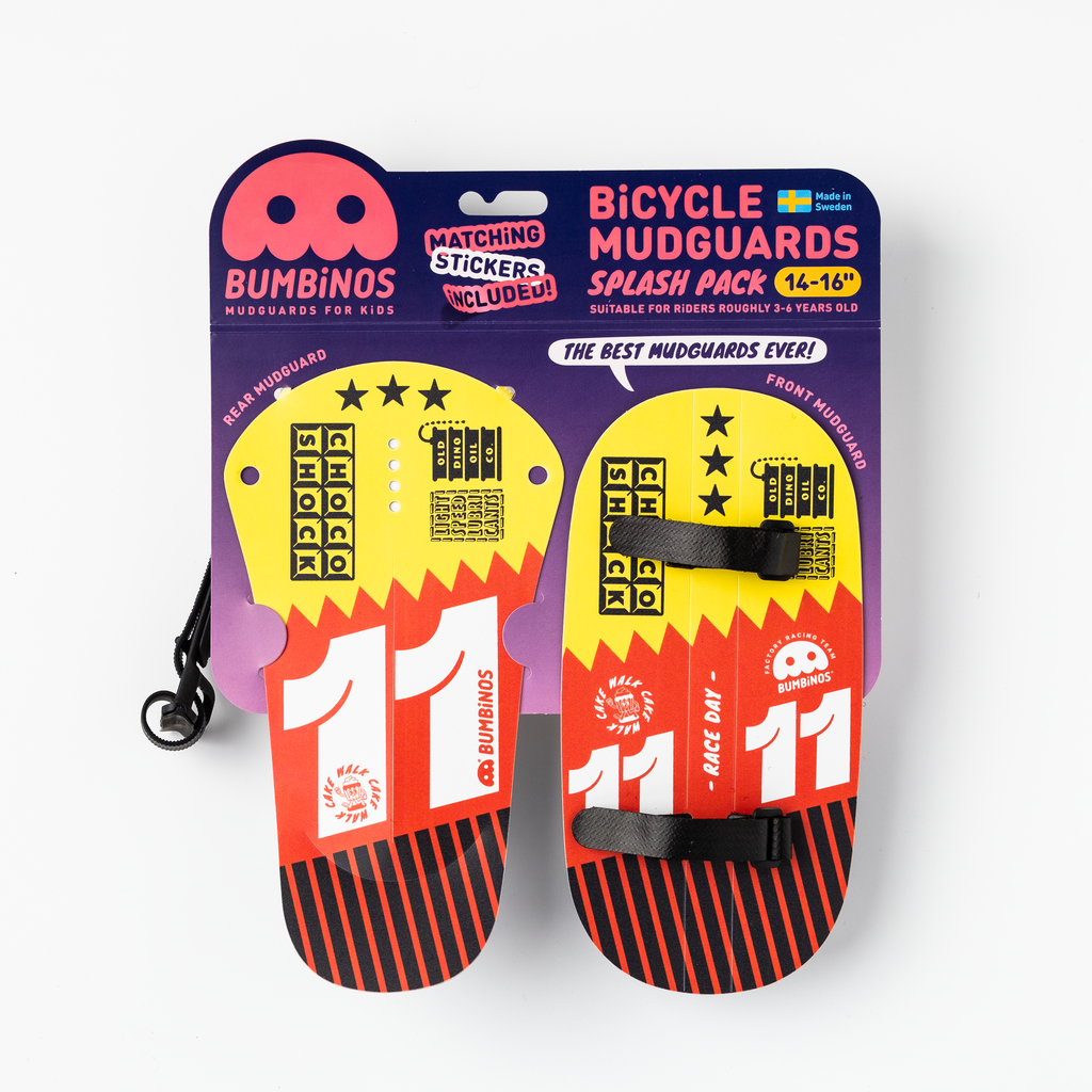 RACE DAY Splash Pack | Fenders for Kids Bikes - BUMBiNOS - Mudguards for Kids