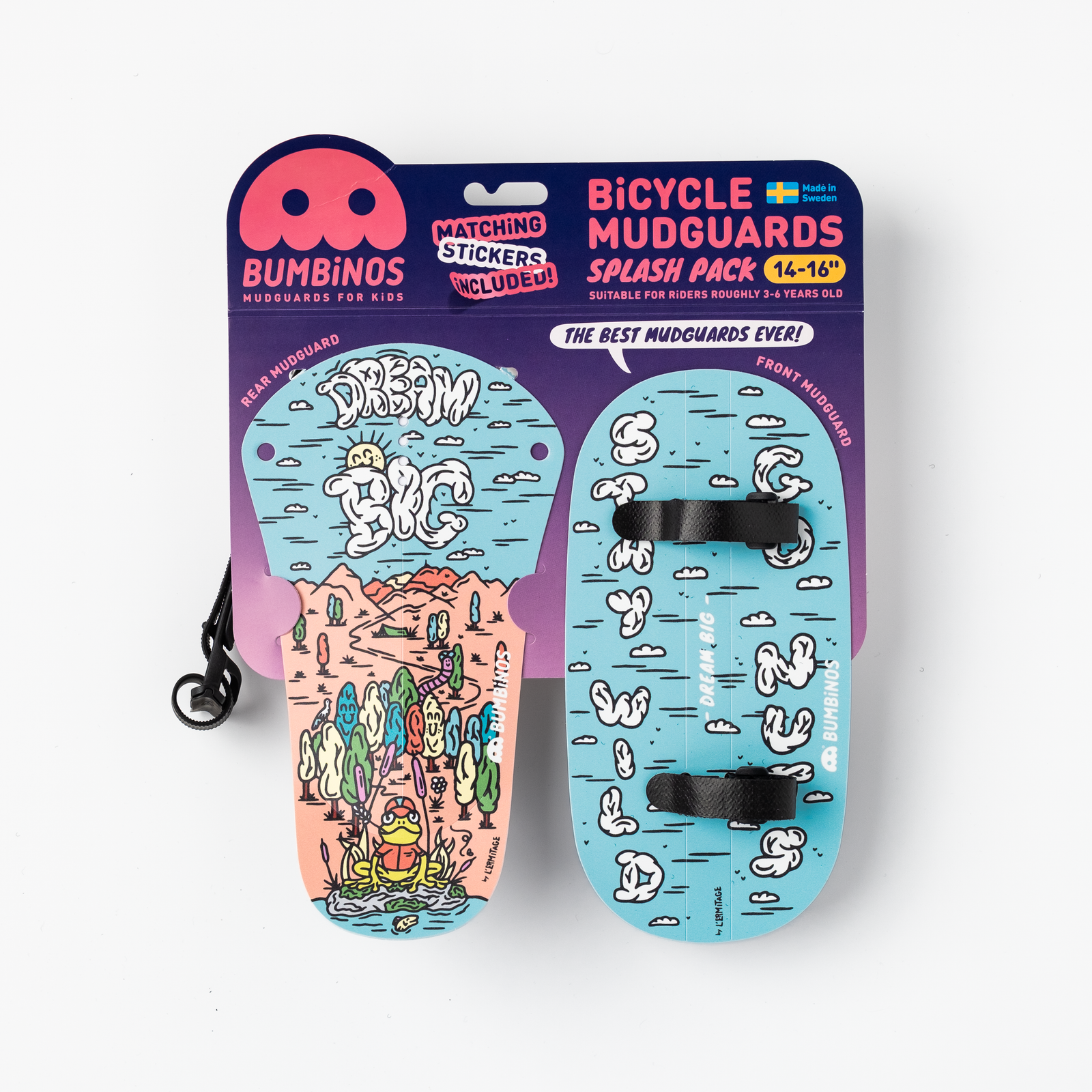 DREAM BIG Splash Pack | Fenders for Kids Bikes