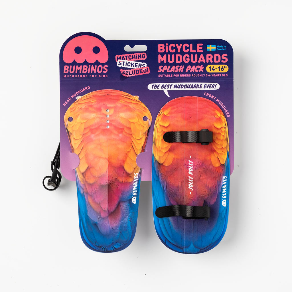 JOLLY POLLY Splash Pack | Fenders for Kids Bikes - BUMBiNOS - Mudguards for Kids