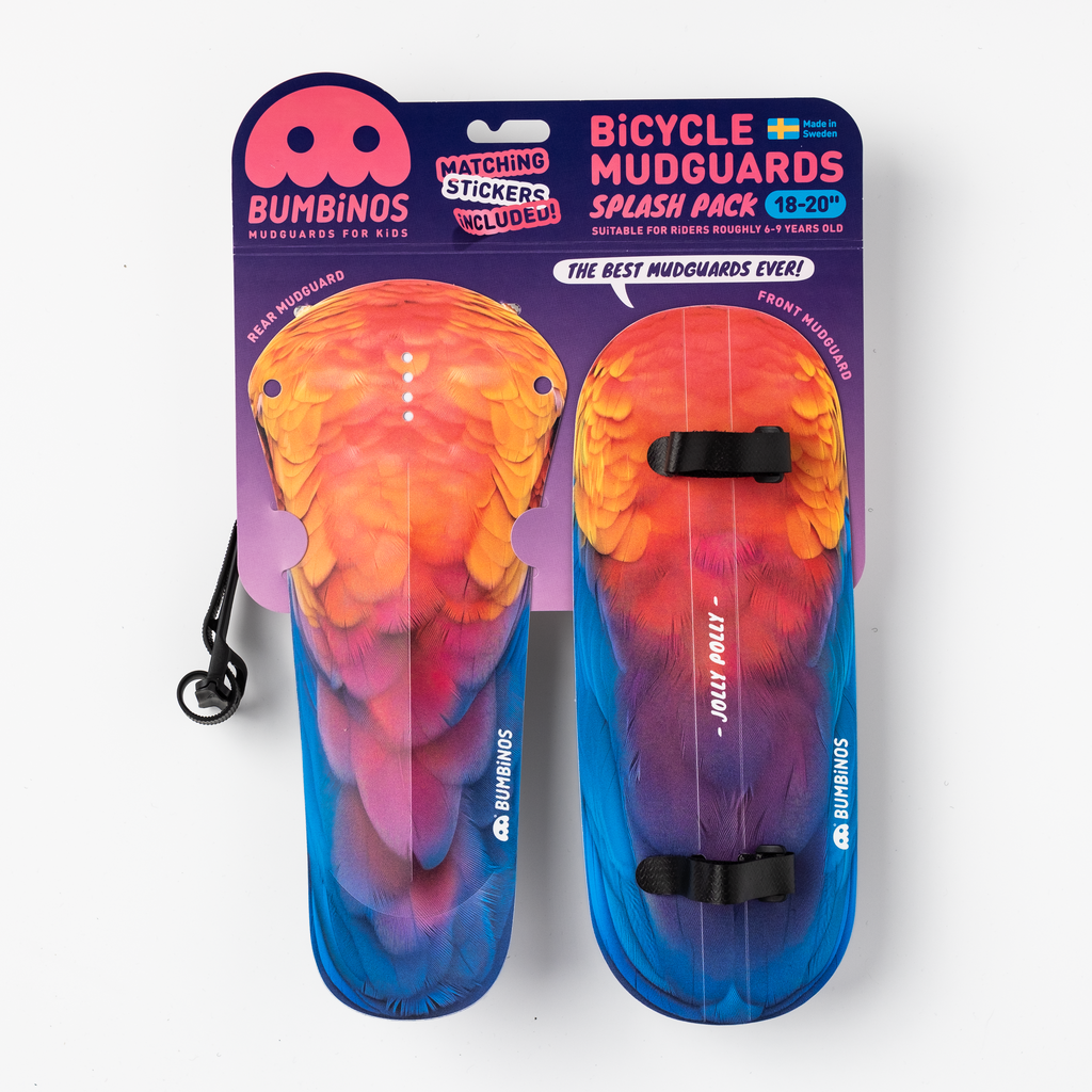 JOLLY POLLY Splash Pack | Fenders for Kids Bikes - BUMBiNOS - Mudguards for Kids