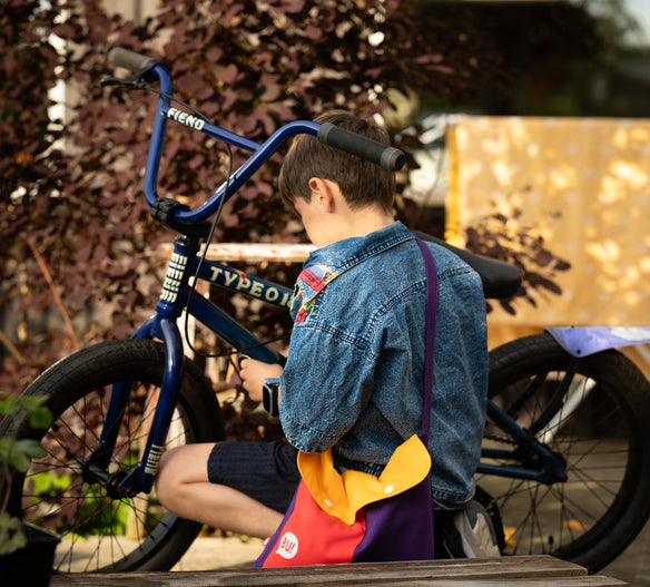 PEEKABU Musette | Cycling bag for kids - BUMBiNOS - Mudguards for Kids